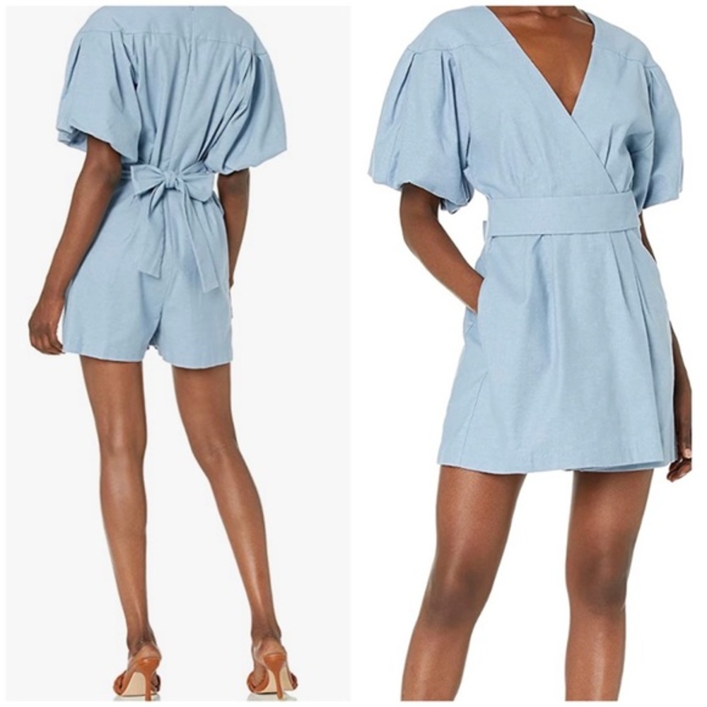 Bcbg, chambray romper, 2-4 size